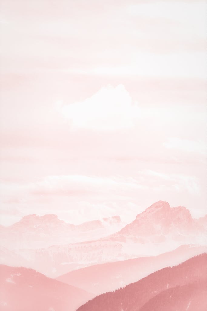 High Angle Photography of Mountain